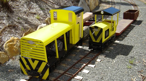 Locos of Boulder Creek Tramway